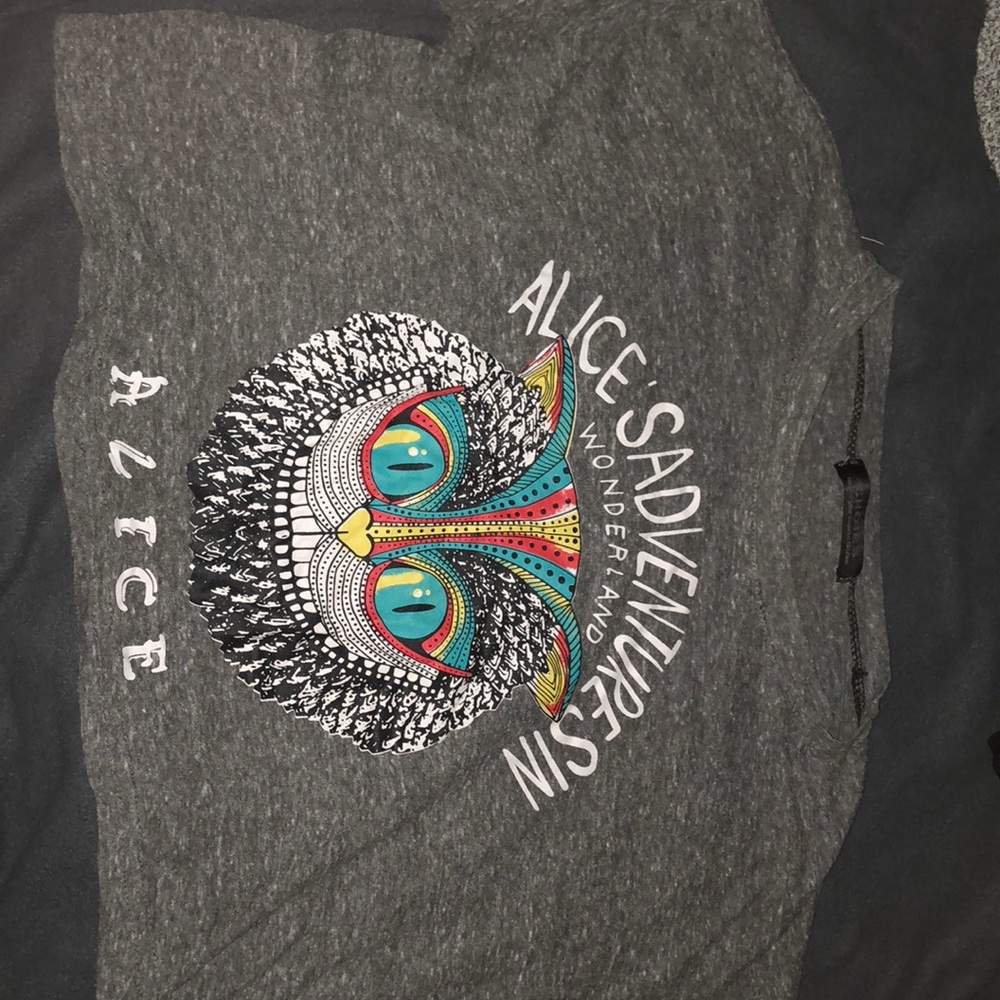 Alice in wonderland crop top